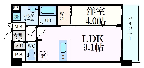 プレサンス庄内ブレイシスの物件間取画像