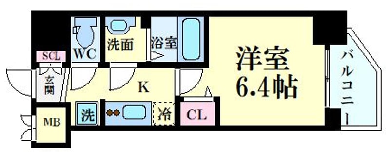 ArtizA新大阪D.C.の物件間取画像