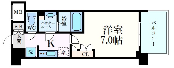 コンフォリア江坂江の木町Qの物件間取画像