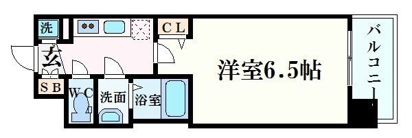 プレサンス梅田東アルファの物件間取画像