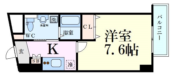 ParkHills 東三国 Visionの物件間取画像