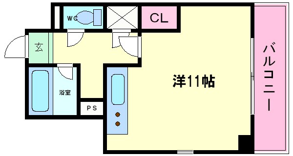 アルデール江坂の物件間取画像