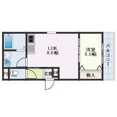 グレイスキューブの物件間取画像