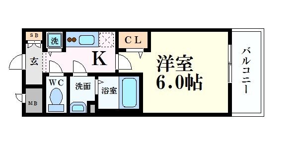 レオンコンフォート阿波座西の物件間取画像