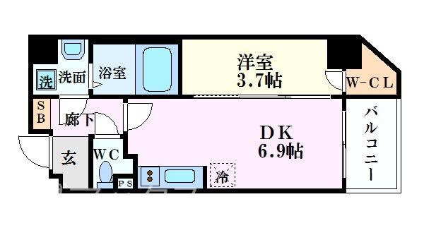 ティ　ベルデの物件間取画像