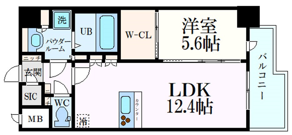 スプランディッド新大阪VⅠの物件間取画像