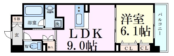 フィールドライト新大阪の物件間取画像