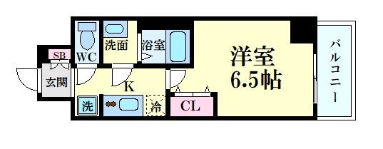 アルティザ江坂の物件間取画像