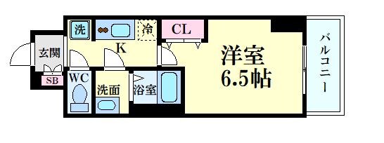 アルティザ江坂の物件間取画像