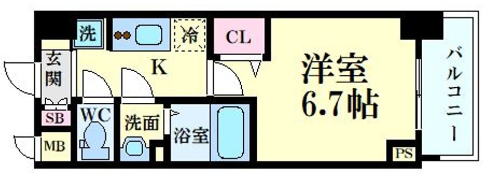 ArtizA淡路の物件間取画像