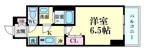 アルティザ江坂の物件間取画像