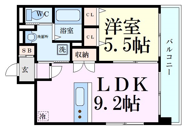 Luxe新大阪Ⅱの物件間取画像