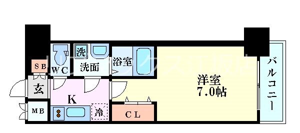 ファーストステージ北大阪レジデンスの物件間取画像