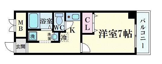 IF都島の物件間取画像