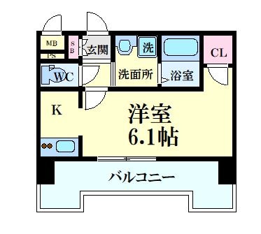 プレサンス東三国エンブレイスの物件間取画像