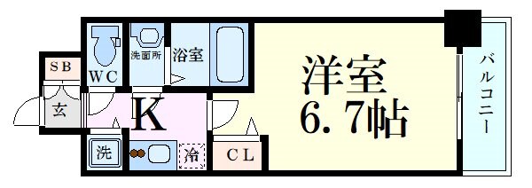 ベラジオ三国駅前の物件間取画像