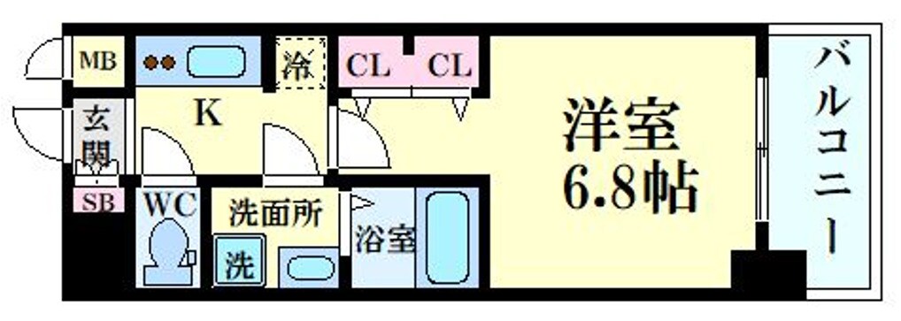 S-RESIDENCE東三国amanteの物件間取画像