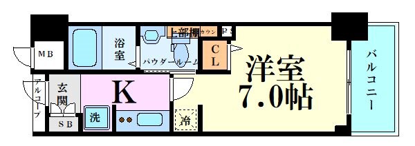 エステムコート新大阪Xザ・ゲートの物件間取画像