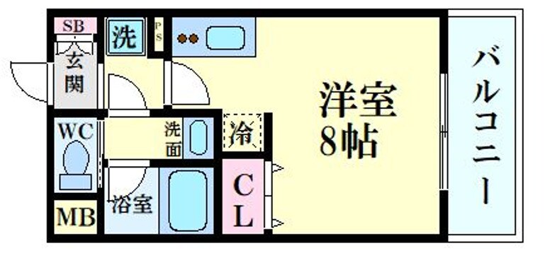 パークフラッツ東三国の物件間取画像