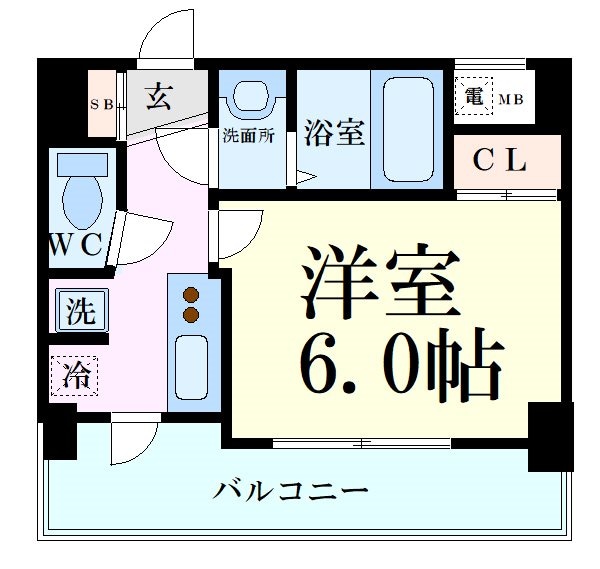 セレニテ新大阪カルムの物件間取画像