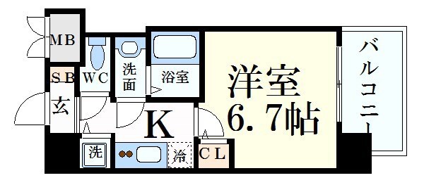 S-RESIDENCE新大阪Ridenteの物件間取画像