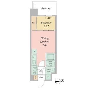 セレニテ新大阪エクラの物件間取画像