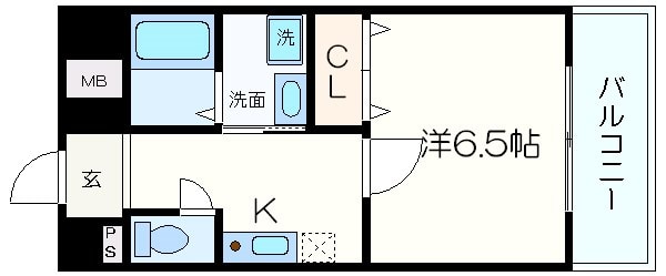 喜連瓜破駅 徒歩9分 4階の物件間取画像