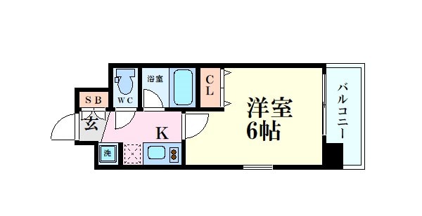 レオンコンフォート新梅田Ⅱの物件間取画像