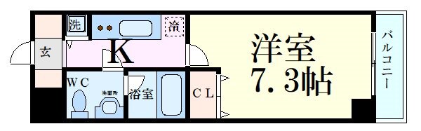 S-FORT江坂垂水町の物件間取画像