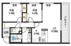 ＳＴＥＡＤＹ中桜塚の物件間取画像