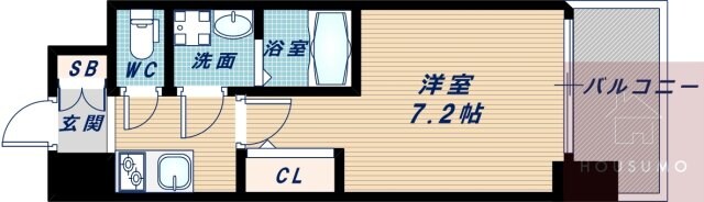 S-RESIDENCE新大阪WESTの物件間取画像