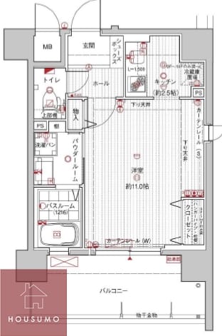 アドバンス新大阪Ⅴの物件間取画像