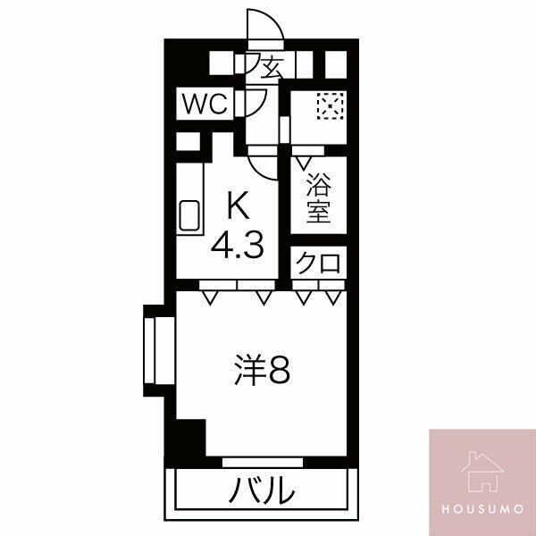 サンパティークの物件間取画像