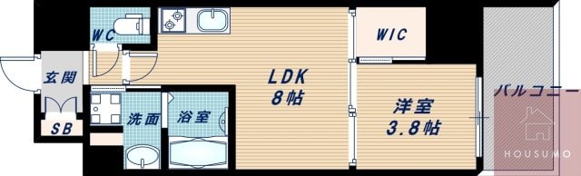 コンフォリア江坂の物件間取画像