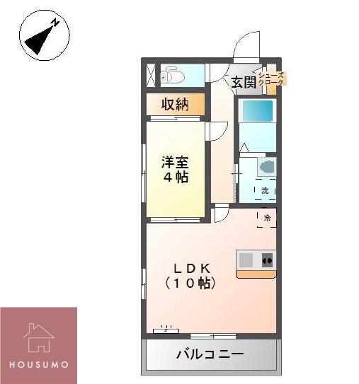 フォレストヴィラ　Ⅱの物件間取画像