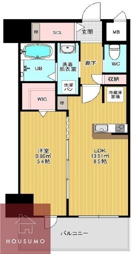 エールグラン豊中本町の物件間取画像