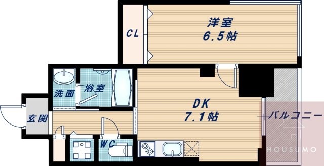 ORSUS新大阪の物件間取画像