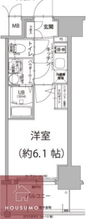 エスリード新北野アーデルの物件間取画像