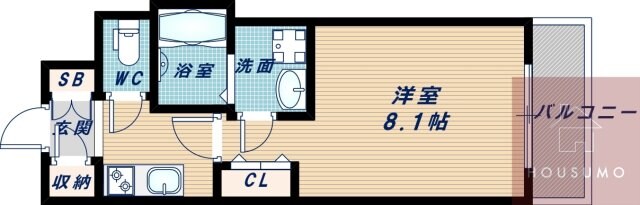 BPRレジデンス江坂の物件間取画像