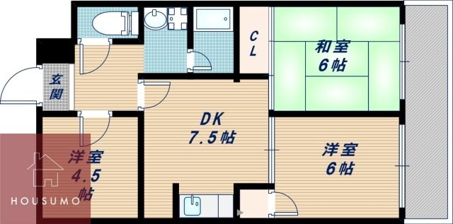 ブライジェントウエストの物件間取画像