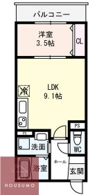 クオーレ南正雀駅前の物件間取画像