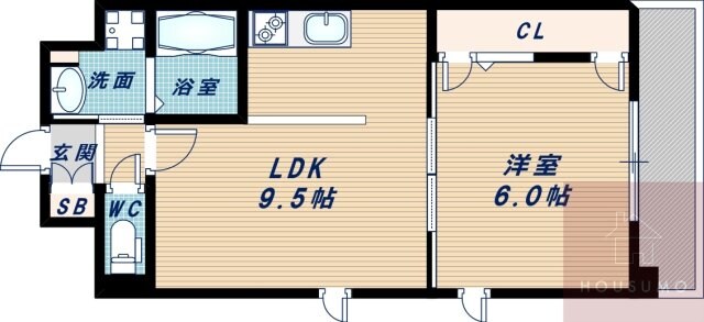 GOパレス桃山台の物件間取画像