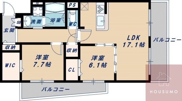 フェアリーガーデンの物件間取画像