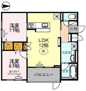 FORTUNA江坂の物件間取画像