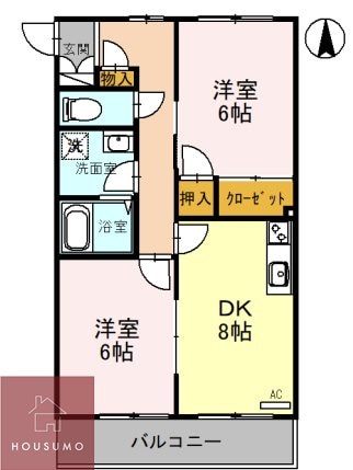 グランシャリオの物件間取画像