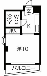 ハイツまさき苑の物件間取画像