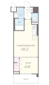 LaCASA江坂の物件間取画像