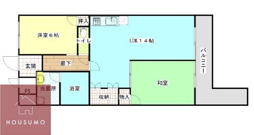 セントポーリア東豊中の物件間取画像