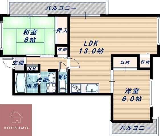 ベルヴュー桜の町の物件間取画像