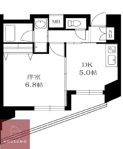 シャインビュー新大阪の物件間取画像